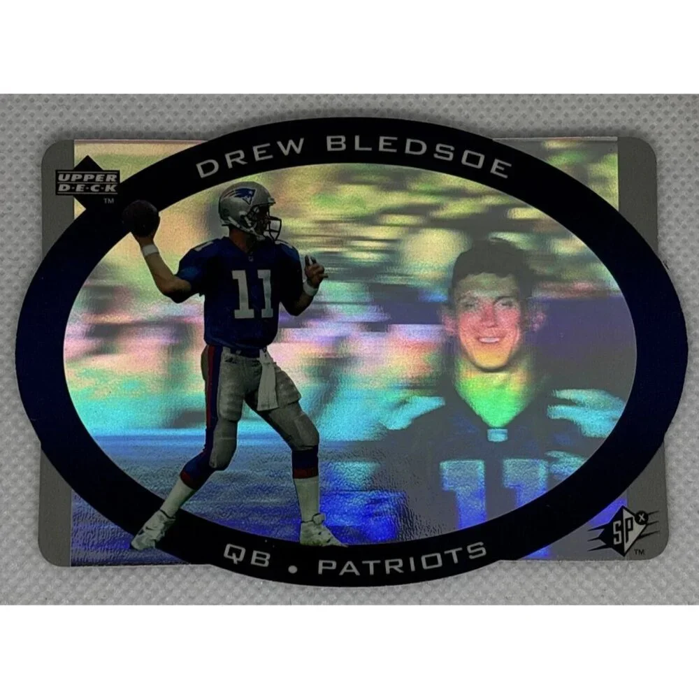 1995 Upper Deck SPX Hologram Drew Bledsoe # 26 Patriots